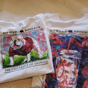 Onward Reserve tshirts, Large, Georgia Bulldogs